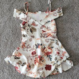 Floral Romper / Dress